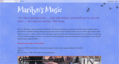 Desktop Screenshot of marilynmillermusic.com