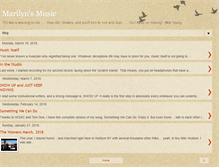 Tablet Screenshot of marilynmillermusic.com